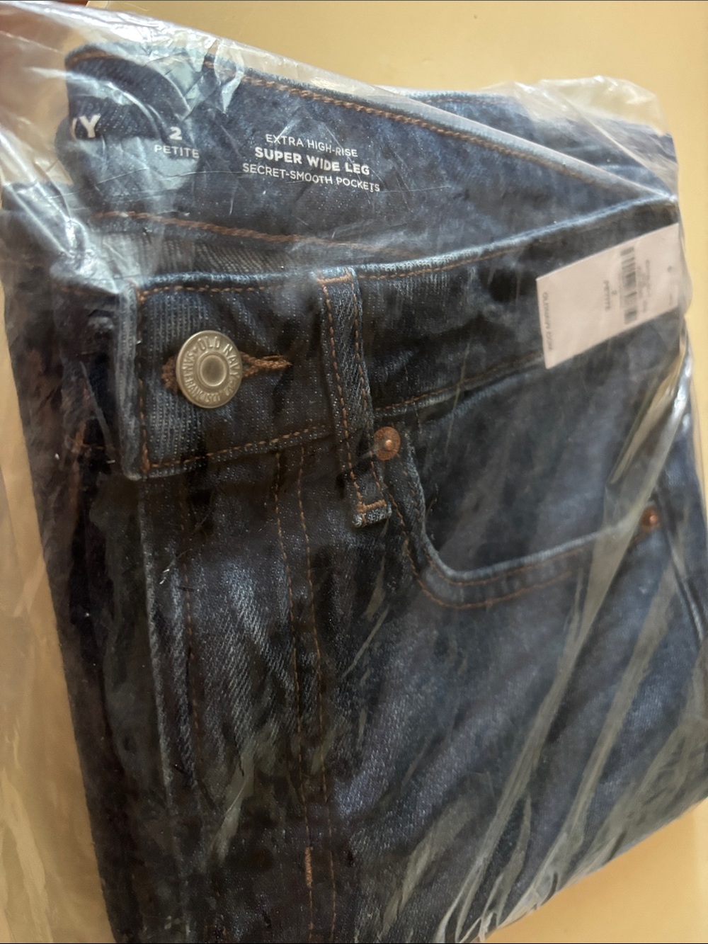 Extra High-Rise Super Wide Leg women’s Jeans - Dark Blue